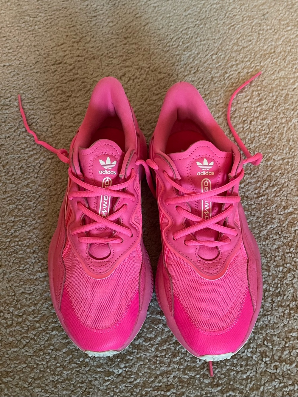 Size 7.5 - Adidas Ozweego Lucid Pink W Runs Big Fits 8.5